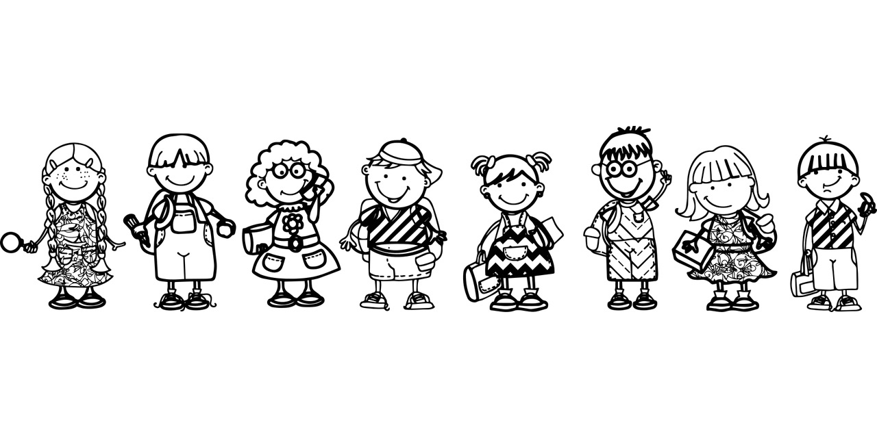 line art children 5386523 1280